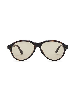 Chimi Tome Sunglasses in Tortoise & Sage Green - Brown. Size all.