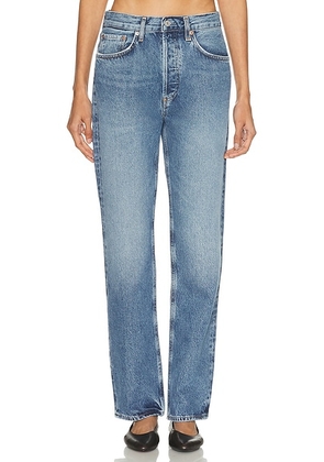 AGOLDE Lana Jeans in Liberty - Blue. Size 23 (also in 24, 25, 26, 27, 28, 29, 30, 31, 32, 33, 34).