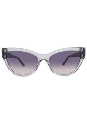 Guess Smoke Gradient Cat Eye Ladies Sunglasses GU00112 20B 56