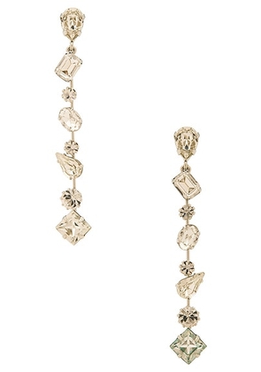 Jennifer Behr Lourdes Earrings in Crystal - Metallic Silver. Size all.