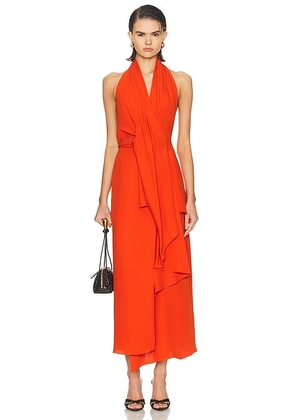 HEIRLOME Barbara Dress in Blood Orange - Orange. Size 2 (also in 4, 6, 8).