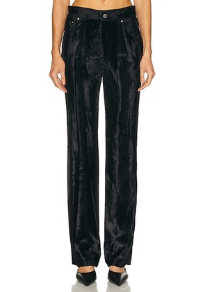 Helmut Lang Pony Hi Rise Pant in Black - Black. Size 0 (also in 10, 2, 4, 6).