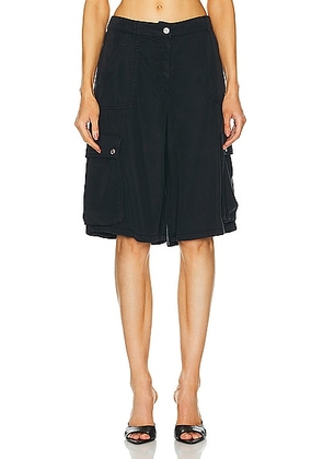 Moschino Jeans Cargo Short in Black - Black. Size S (also in ).