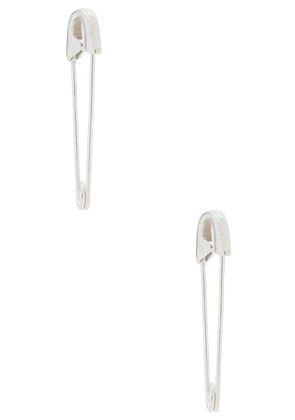 Martine Ali Pin Earring in Sterling Silver - Metallic Silver. Size all.