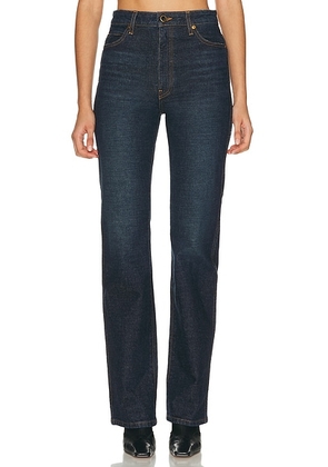 KHAITE Danielle Straight Leg in Lansing - Blue. Size 27 (also in 31).