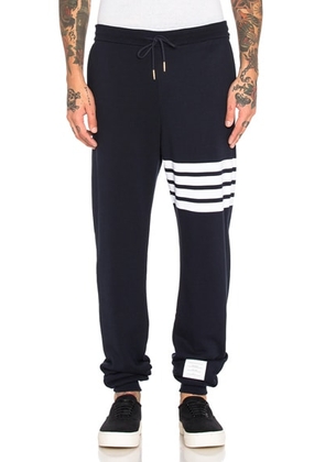 Thom Browne Cotton Sweatpants in Navy - Blue. Size 5 (also in ).