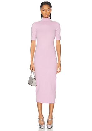 SEROYA Jana Knit Midi Dress in Ballet Pink - Pink. Size XS (also in ).