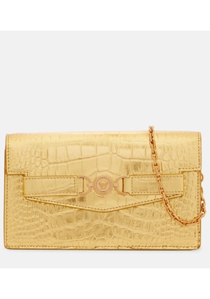 Versace Medusa '95 metallic leather shoulder bag