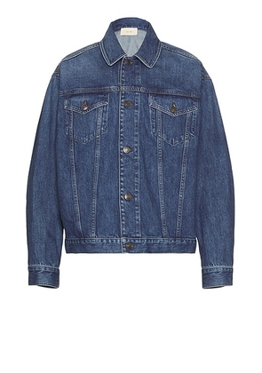 The Row Seb Denim Jacket in Washed Blue - Blue. Size S (also in XL/1X).