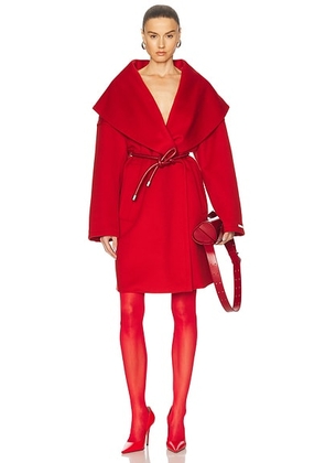 Sportmax Luciana Coat in Red - Red. Size 0 (also in ).