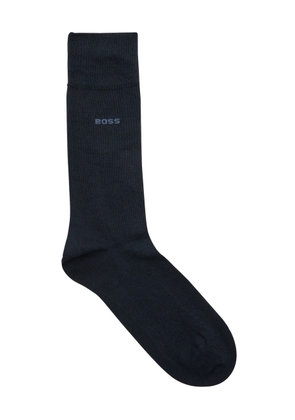 Boss Logo Cotton-blend Socks - set of two - Navy - 3942 (IT39-42)