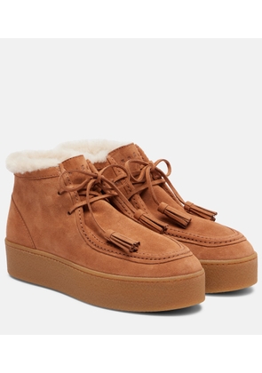 Hogan H681 suede platform desert boots
