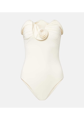Magda Butrym Floral-applique swimsuit