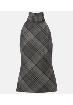 Ralph Lauren Collection Chilton tie-neck wool blouse