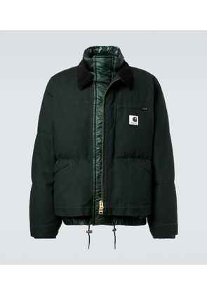 Sacai x Carhartt cotton canvas down jacket