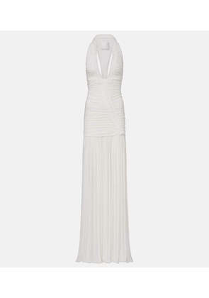 Christopher Esber Bridal Orion ruched halterneck gown