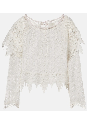 Isabel Marant Hyliana cotton lace top