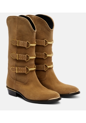 Isabel Marant Mexia 35 suede cowboy boots