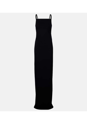 Rick Owens Temple layered cotton jersey maxi dress