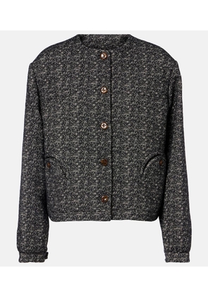 Blaze Milano Antalya melange cotton-blend jacket