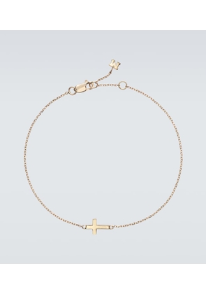 Mateo Mini Cross 14kt gold bracelet