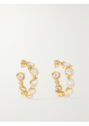 Completedworks - + Net Sustain Offset Recycled Gold Vermeil Cubic Zirconia Hoop Earrings - One size