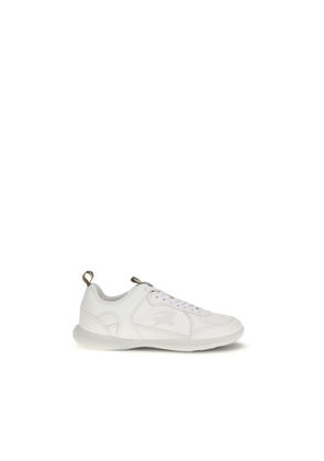 Burberry White Calf Leather Bos Taurus Athletic Sneakers - EU45/US12