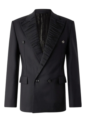 Roberto Cavalli pleat-detail blazer - Black