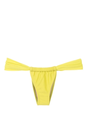 Amir Slama gathered low-waisted bikini bottoms - Yellow