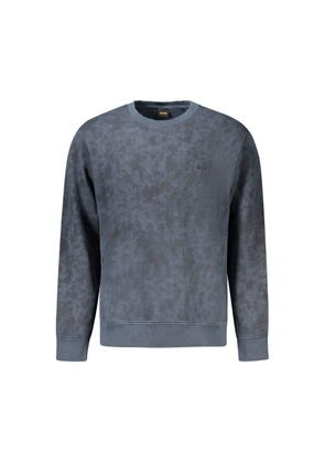 Blue Cotton Men Sweater - XXL