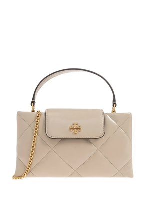Tory Burch Double T motif quilted-desing tote bag - Neutrals