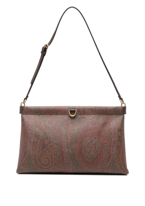 ETRO paisley-pattern shoulder bag - Brown
