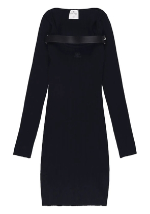 Courrèges Racer mini dress - Black