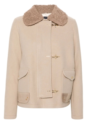Fay panelled-design jacket - Neutrals