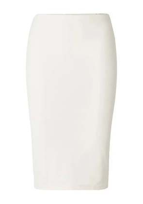 Patrizia Pepe Gonna midi skirt - White