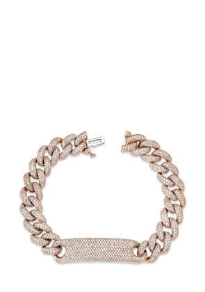 SHAY 18kt rose gold Essential diamond bracelet - Pink