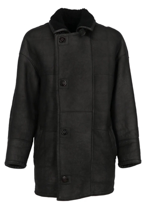 Valentino Garavani Pre-Owned 1980s shearling coat - Black