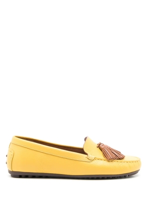 Sarah Chofakian Severine leather loafers - Yellow