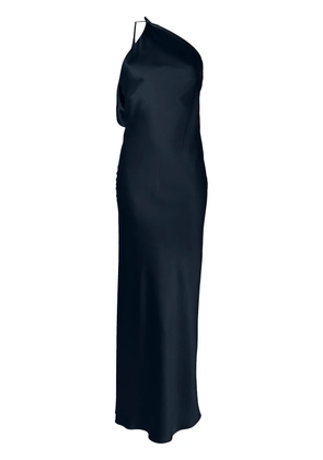 Michelle Mason single-shoulder maxi dress - Blue
