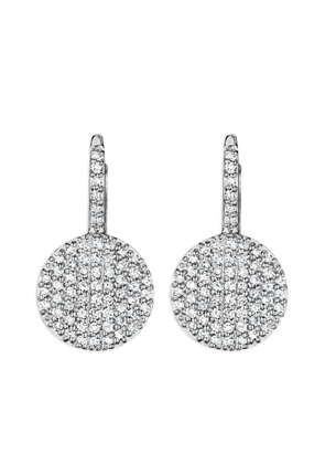 PHILLIPS HOUSE 14K white gold petite Infinity diamond earrings - Silver