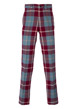Jean Paul Gaultier Pre-Owned straight leg tartan trousers - Multicolour