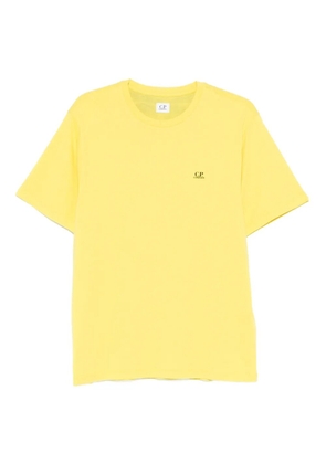 C.P. Company logo-print cotton T-shirt - Yellow