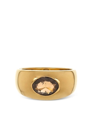 NIMO WITH LOVE 18K yellow gold sapphire ring