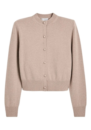 Scanlan Theodore shoulder-padded cardigan - Neutrals