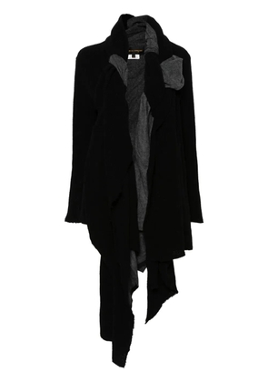 Comme Des Garçons Pre-Owned 2014 asymmetric wool jacket - Black