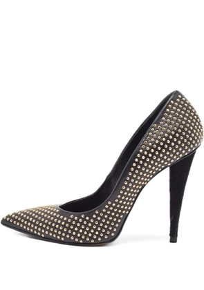 Giuseppe Zanotti Vintage 115mm Ester studded leather pumps - Black
