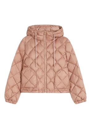 Max Mara quilted hooded jacket - Pink