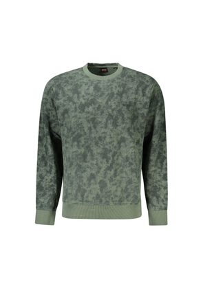 Green Cotton Sweater - XXL