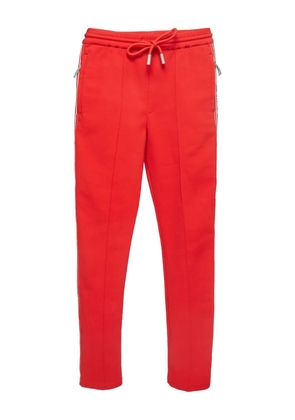 Off-White Pre-Owned logo-tape track pants - Red