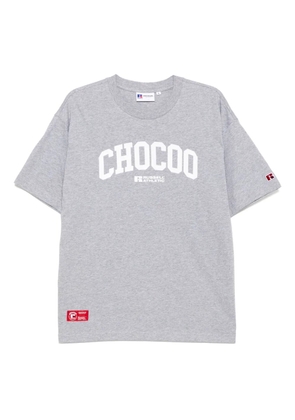 CHOCOOLATE logo-print T-shirt - Grey